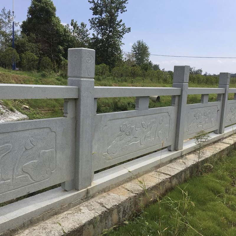 芝麻白(bái)石材護欄